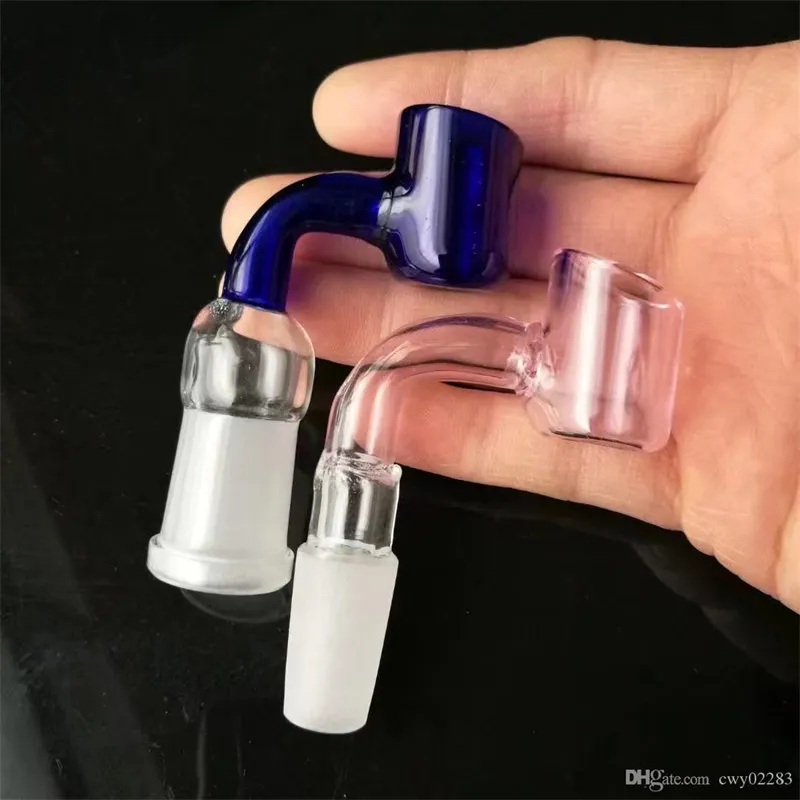 Acessórios para bongos de vidro por atacado de fumaça colorida de linkahs, tubo de água de vidro