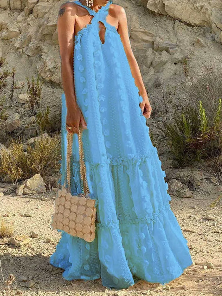 satin halter dress short Silk Halter Mini Dress with Scarf Neck Open Back Short Silk Dress Pink / S main image 1