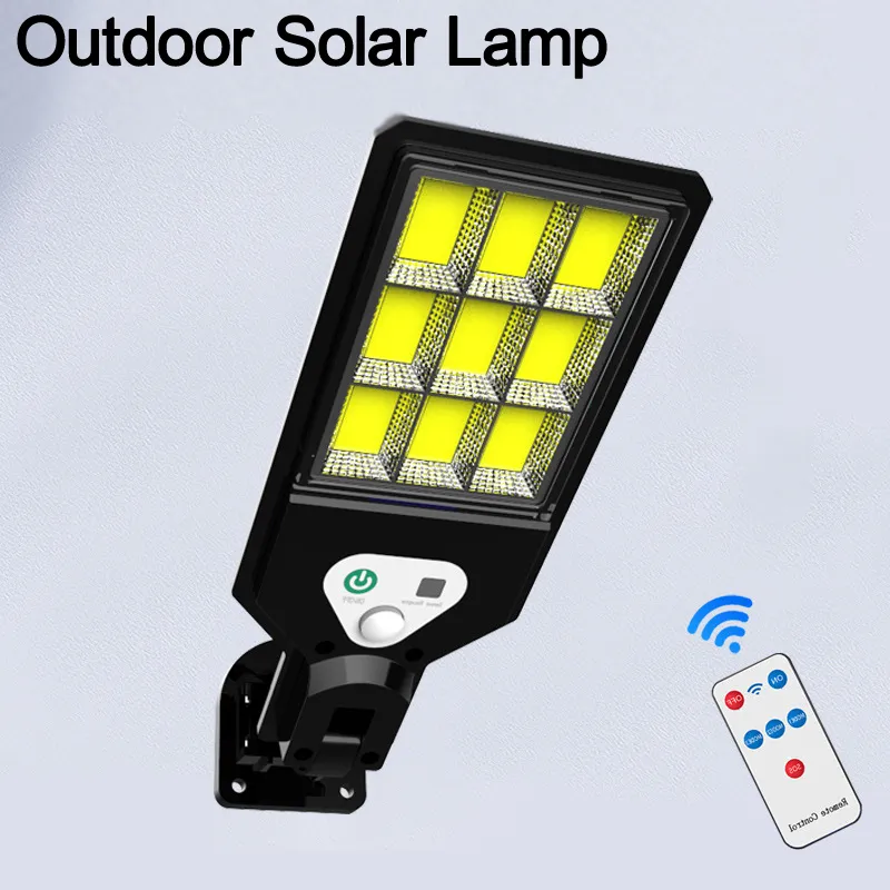 LED Solar Street Light Sensor Pir impermeável IP65 Parede ao ar livre Luzes de segurança da paisagem de jardim usalight