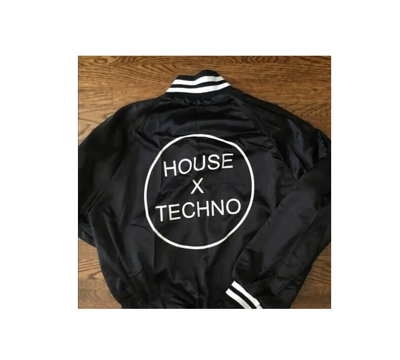 Heren House X Techno Bomber Jacket Cosplay kostuum