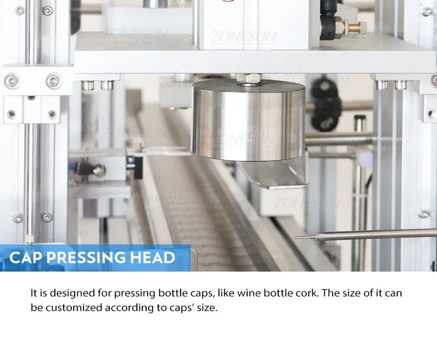 Automatic Bottle Cap Press: Efficient Closure Machine for Cork, Jars ...