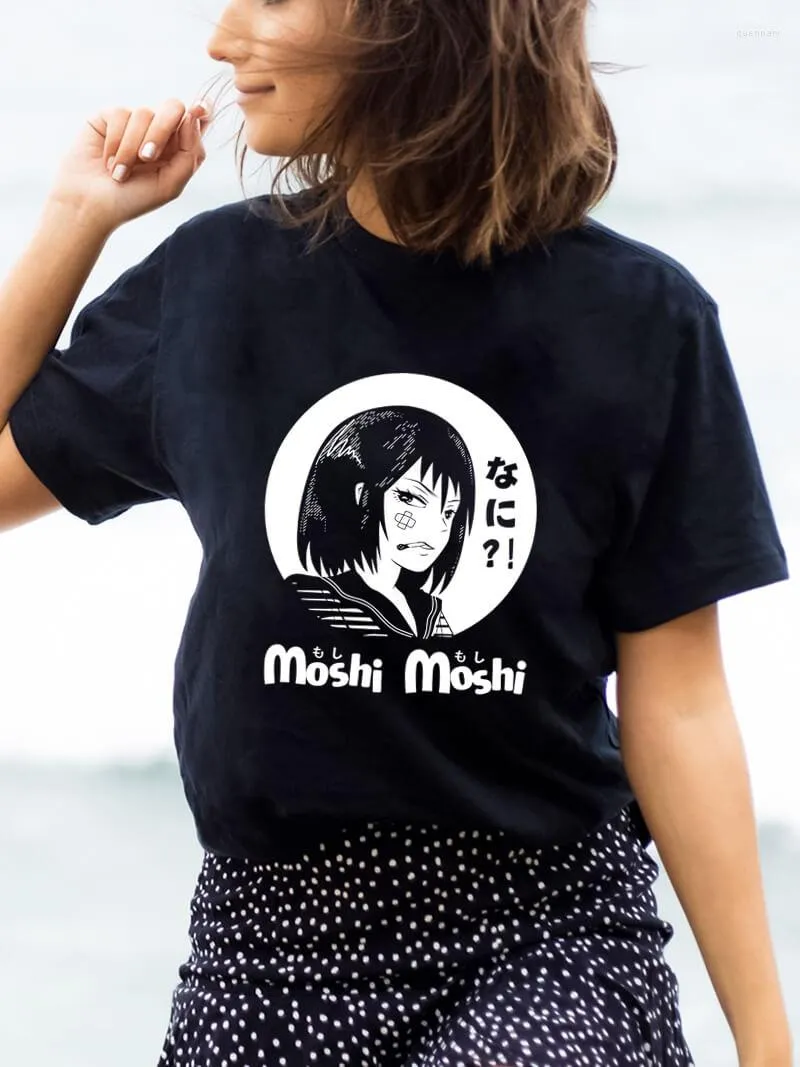 Camisetas para mujer, camiseta de algodón con estampado gráfico para chica, camisetas divertidas informales de verano con cuello redondo, camisetas de manga corta para vacaciones y fin de semana