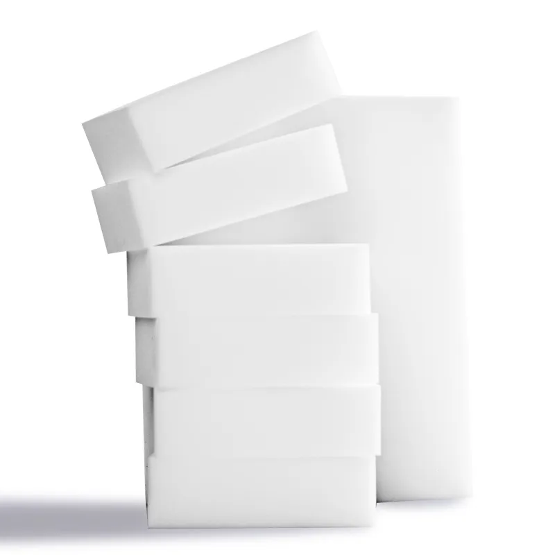 100 Éponges Magiques Mélamine Blanc - Nettoyant Multi-Surfaces Sans Produit Chimique