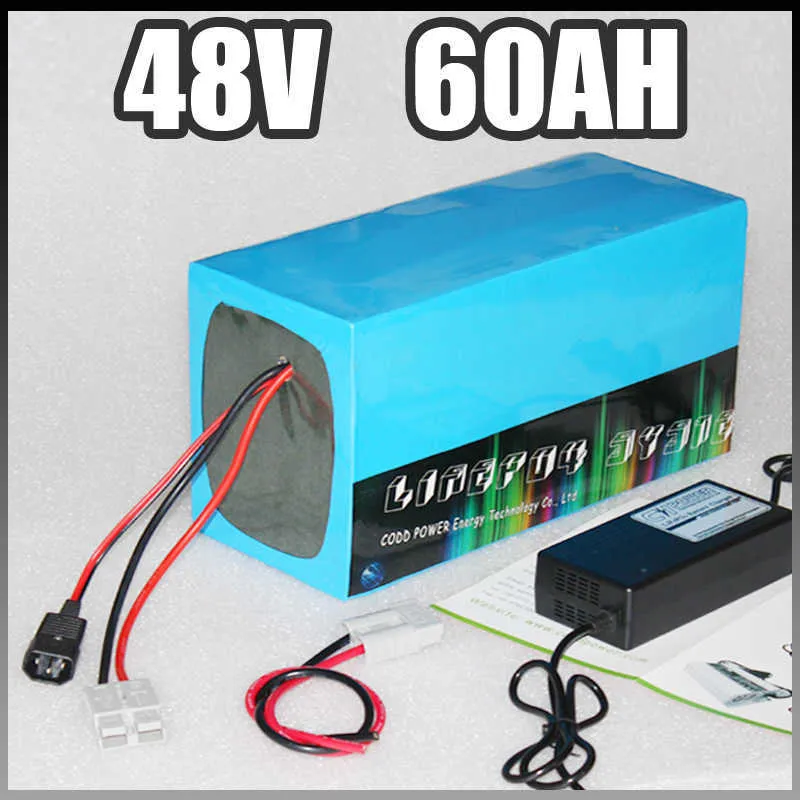 Batterie de vélo électrique 48V 60Ah 3000W 4000W batterie lithium-ion pour vélo électrique batterie Samsung ebike 48V