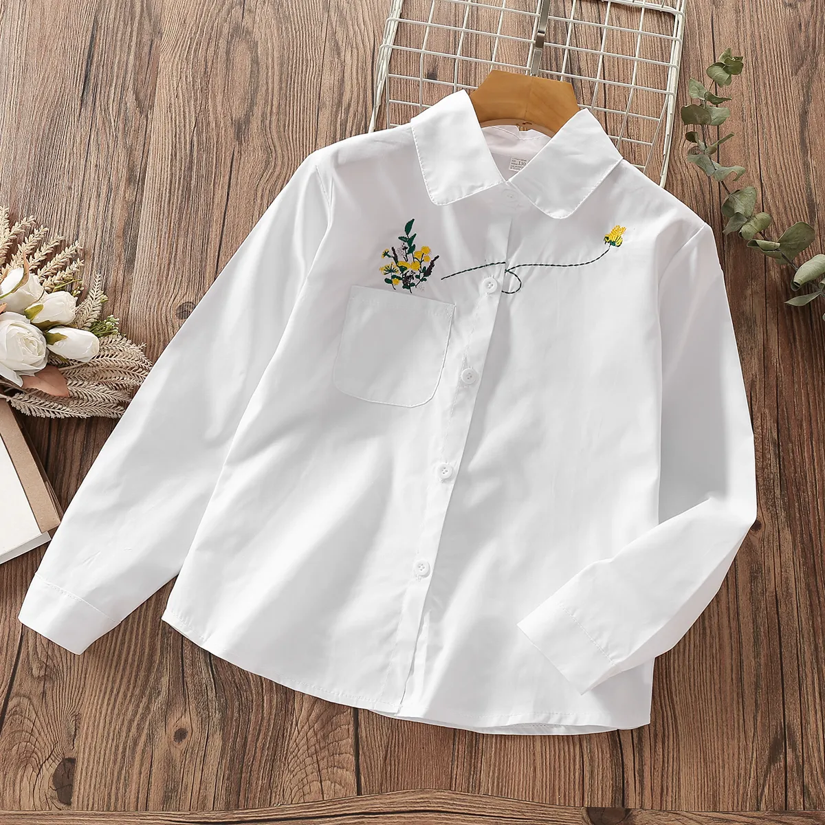 Camisas Para Ninos Adolescentes Camisa Escolar Para Nina Blusa De Algodon Tops De Manga Larga De Encaje Ropa Para Ninos Primavera Otono Bebe Ropa Para Ninos 6 7 10 14Y 230317 De 8 64 DHgate