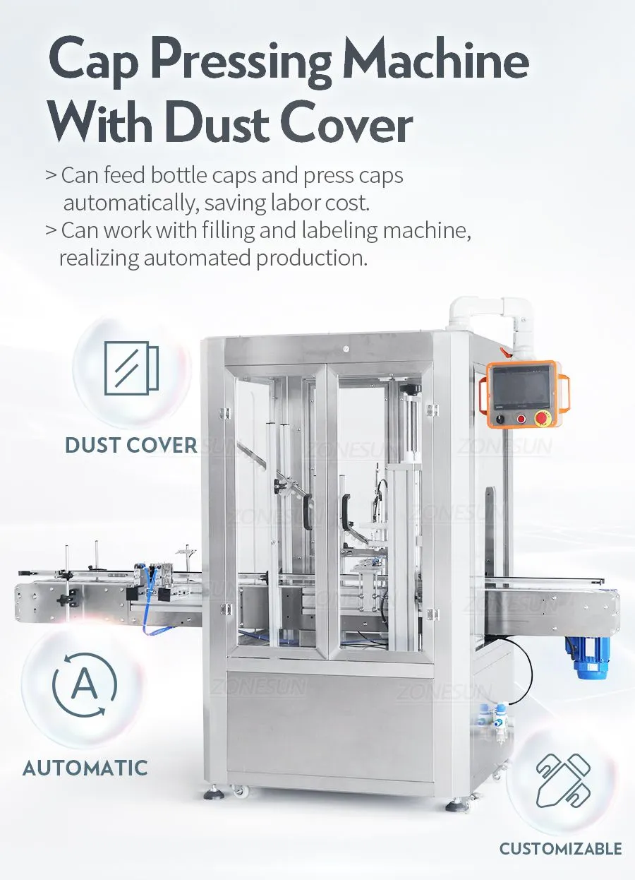 Automatic Bottle Cap Press: Efficient Closure Machine for Cork, Jars ...
