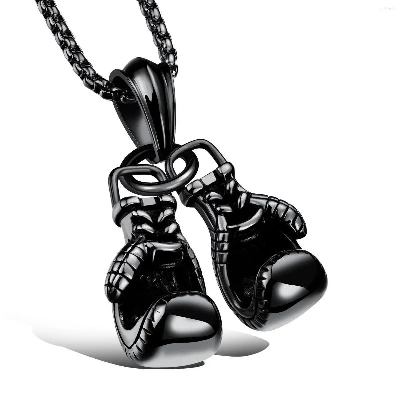 Anhänger Halsketten Kragen Hombre In Steampunk Hip Hop Edelstahl Kette Gothic Vintage Boxhandschuh Halskette Schmuck Für Männer Choker