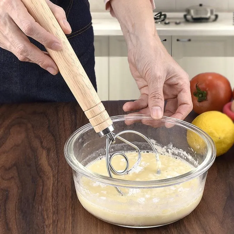 Fouet Danois En Acier Inoxydable Pour Une Pâte Parfaite En Un Tour De Main, Fouet Comme Accessoire De Cuisson Du Pain, Mélangeur De Pâte, Whisky Danois Comme Accessoire De Cuisson Du Pain