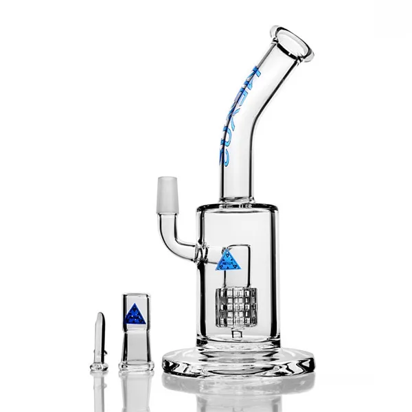 Nexus Glass Beaker Base Bong HookahsステレオマトリックスPERC 14mmボウルヘッドオイルリグ喫煙メガネパイプダブリグ