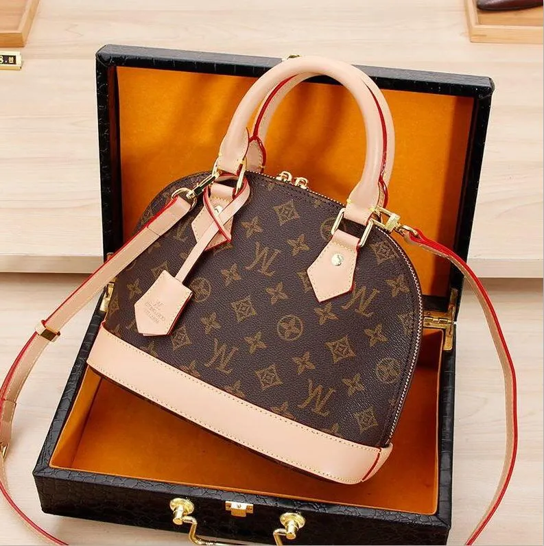 2023 Alma 25cm Bb Dames designer schoudertassen draagtas Chain Messenger Lederen handtassen Shell Portemonnee Portemonnee Cosmetische louise Portemonnee Crossbody viuton Tas