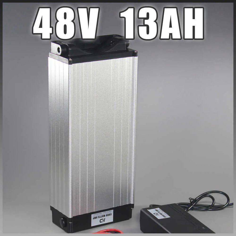 48V 13AH LiFePO4 Batterie 48V Porte-bagages arrière lifepo4 Longue durée de vie Batterie 500W 1000W