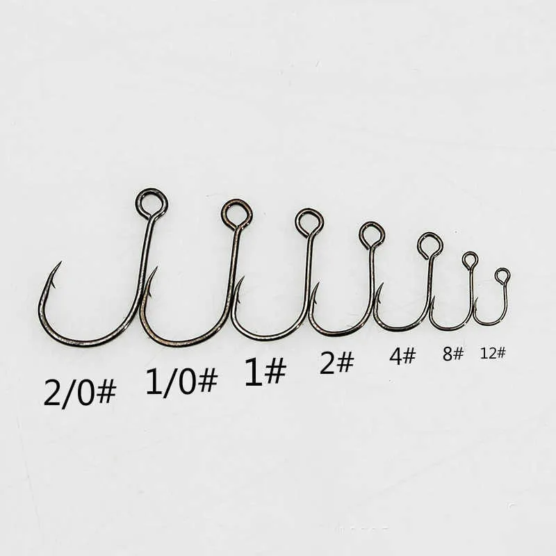 Fishing Hooks 2/0 1/0 1 2 3 4 Big Eye Inline Single Hook Replace The Treble  Hook /Pack FishHooks For Live Bait Single Fishing Hooks P230317 From 9,34 €