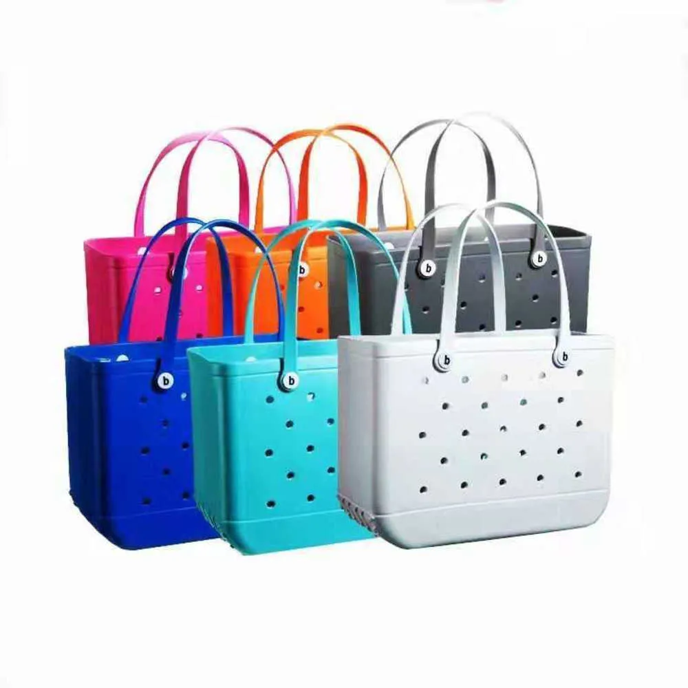 Alibaba Flexible Plastic Beach Tote Designer Beach Tote Bags Large