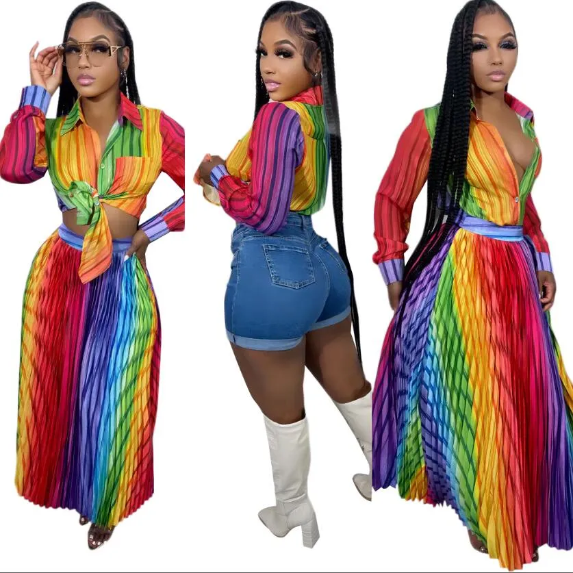 Save Big on Bulk Women's Two Piece Outfits Womens Two Piece Dresses Black  Iridescent Set: Designer Long Sleeve Shirt Skirt Suit, Sport Joggers  Style