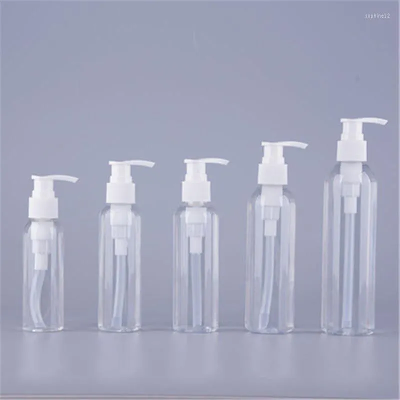 Storage Bottles 10pcs/lot 100ml 120ml 180ml 250ml Refillable Pump Bottle Empty Plastic Dispenser For Lotion Shampoo Body Shower