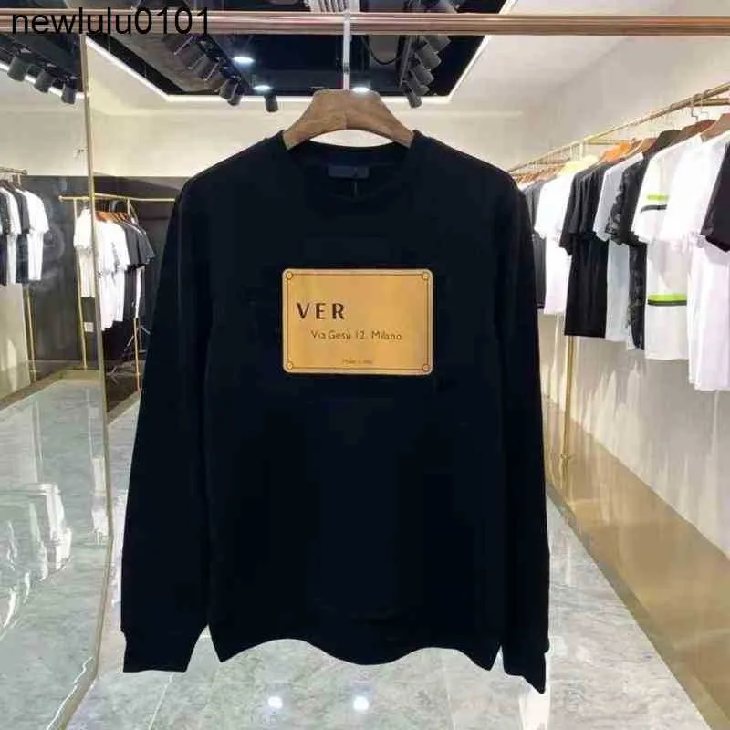 Vers Designer Sweater Luxury Brand Brand Medusa толстовка с печать