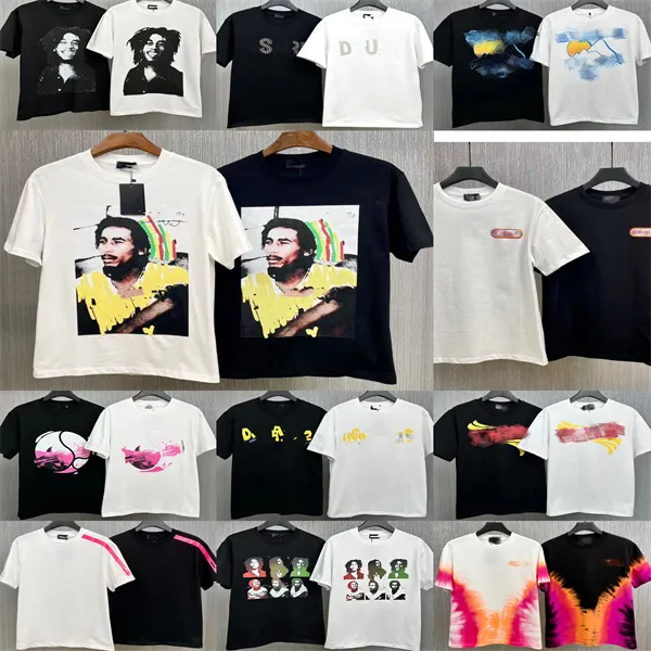 Mens T shirt Brand Designer European and American Fashion Brand Short Sleeve Couples Mens and Womens Spring Summer Men's Fashion Wide Edition with Gift Box 2023