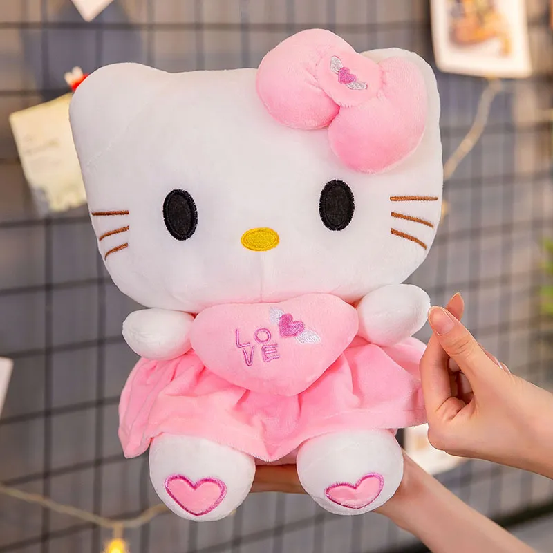 Wholesale and retail 25-30cm new cuddle cat plush toy cute angel cat doll throw pillow girls birthday holiday gift