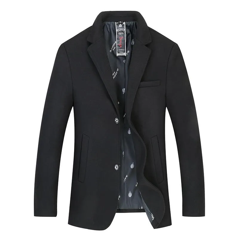 Herenpakken blazers wol blend mannen plus maat 6xl 7xl 8xl business casual heren jas mannelijke pak jas