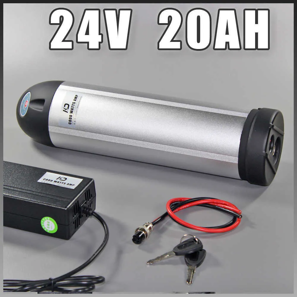 24V 20AH E Bike Vattenflaskbatteri 24V Electric Bicycle Lithium Battery