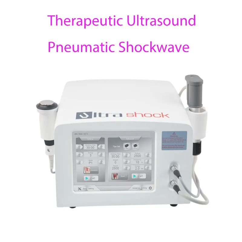 Portable Phycsical Health Beauty Equipment Gainswave Shock Wave Therapy Machine met Ultrasouni voor erectiestoornissen en massage