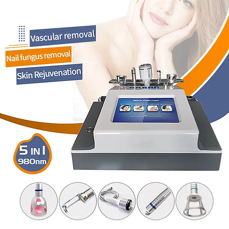980nm Laser Vascular Treatment Machine Spider Vein Removal Vascular Therapy Varicose Veins Treatment Clinic Use Vascular Laser Equipment