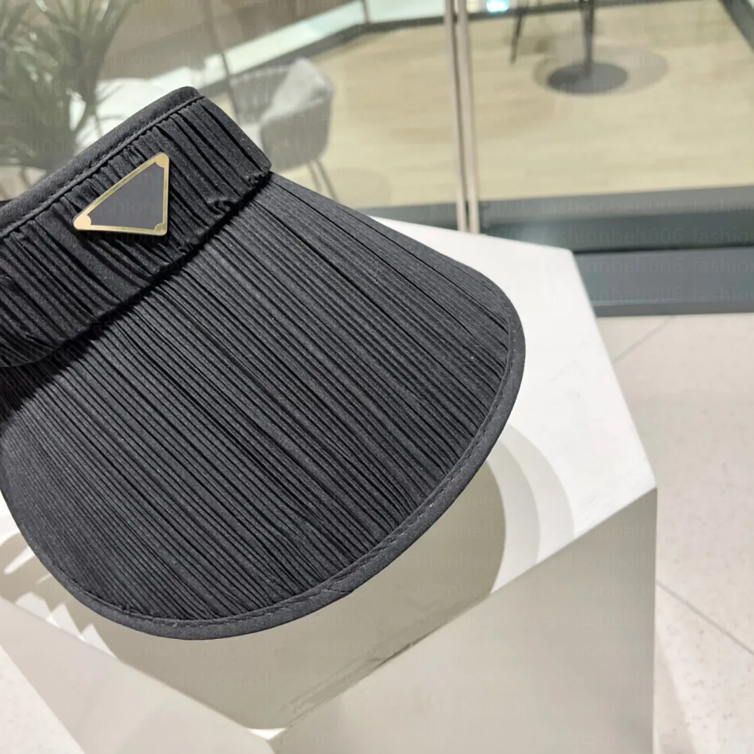 Visir huvudlös ny designer hatt sommarsol skugga tillgänglig i två färger modebelt006