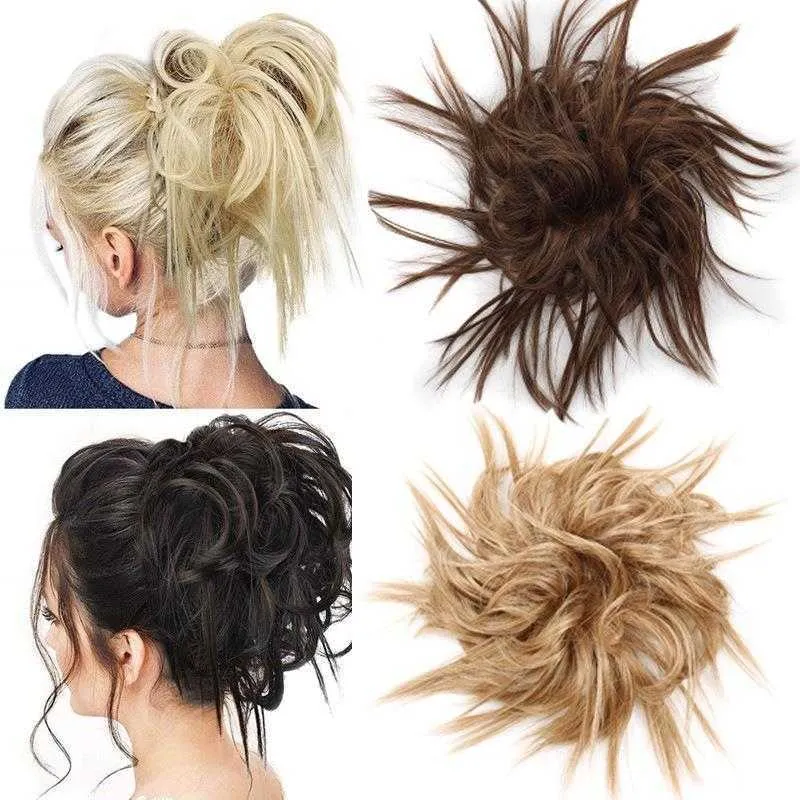 Bandas de cabelo personalidade peruca de coquetel bagunçada