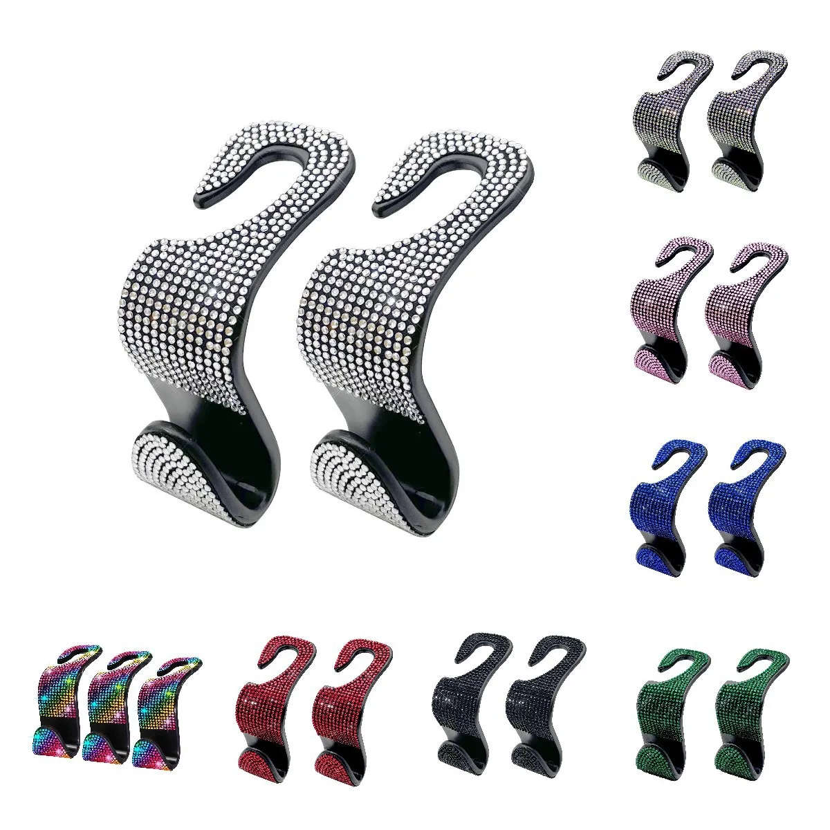 Diamond Car Seat Back Hooks: Bling Rhinestones Hanger For Girls Universal  Storage Holder With Auto Headrest From Autohand_elitestore, $4.62