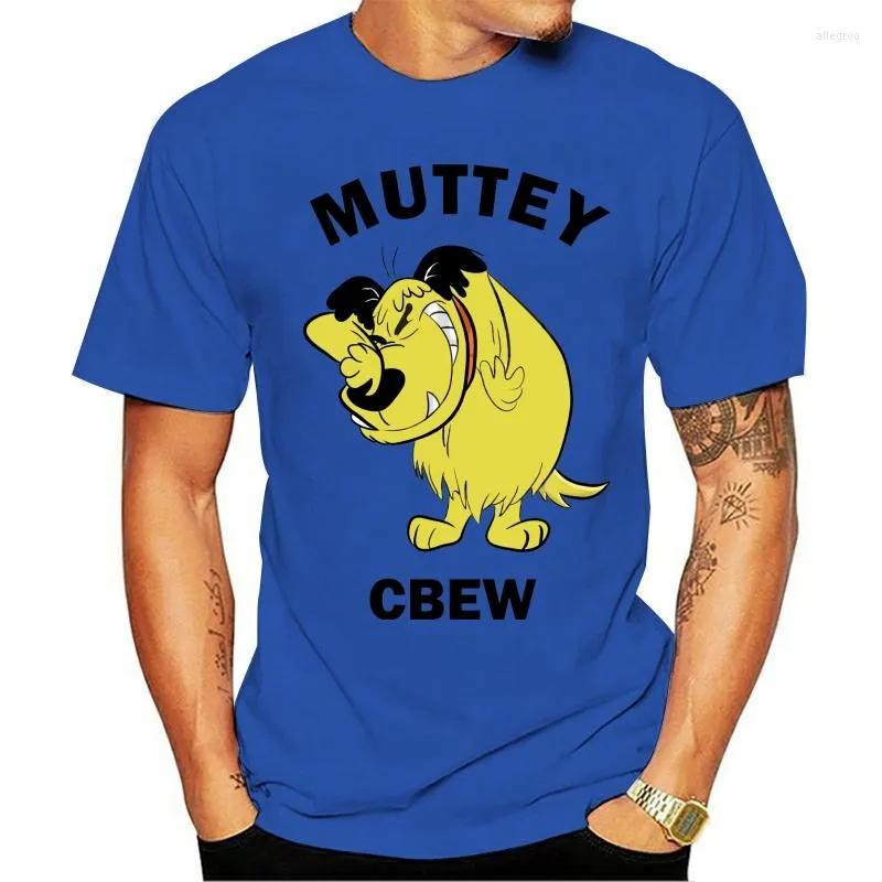 T-shirt da uomo Tee Hipster O Neck Camicia ufficiale Wacky Races Muttley Crew Retro Cartoons Shirt 018286