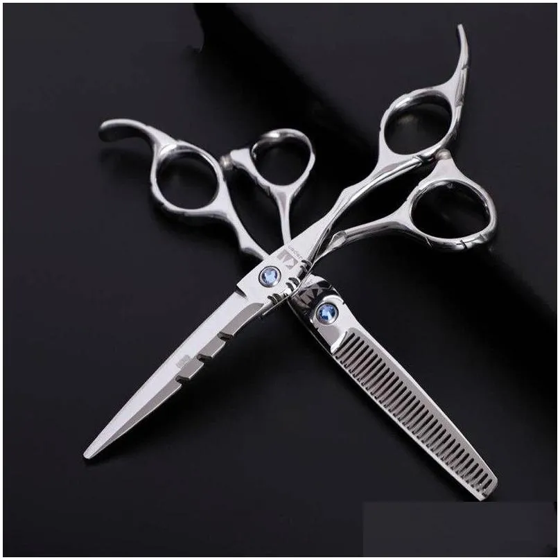 japan original 6.0 professional hairdressing scissors barber set hair cutting shears scissor haircut