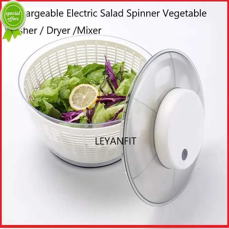 Nuevo Automático De Ensaladas Eléctricas Spinner Food Fallers