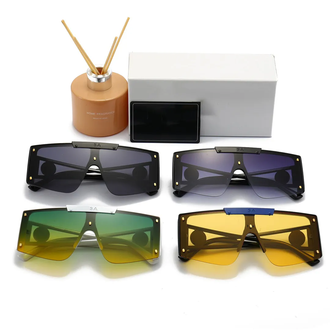 Óculos de sol de praia de grife para mulheres Óculos de sol polarizados Óculos de sol masculinos de luxo Moda feminina Óculos de vidro Adumbral Lente UV400 2303181D