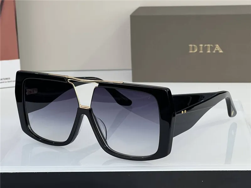 DITA Fashion Design Men and Women Square Solglasögon 420 Acetate Frame Classic Simple and Popular Style Limited Edition Outdoor UV400 Protection Glasses