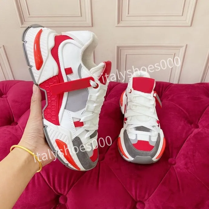 2023NEW Casual Shoes Platforma Platforma Przezroczyste Sole Blay White Red Różowe Blue Neon Neon Green Teens Mens