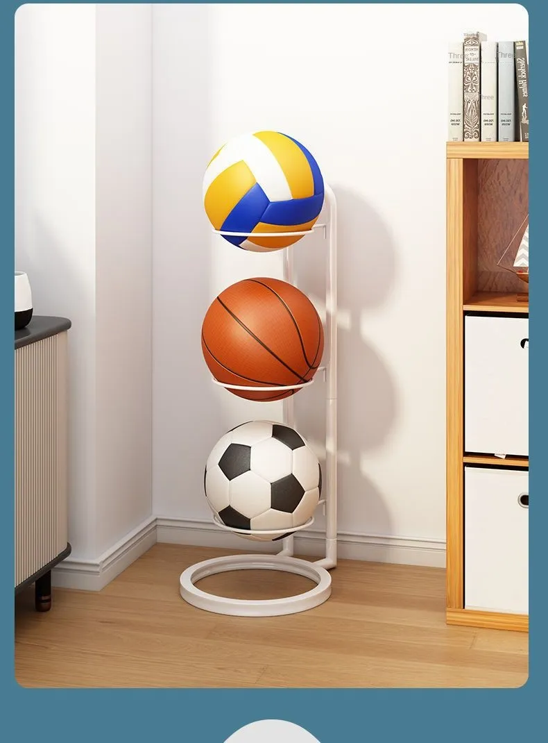 JEOBEST. Support de Rangement autoportant pour Basket-Ball avec paniers,  25*30*152cm, présentoir Vertical pour Volley-Ball, Football - Cdiscount  Sport
