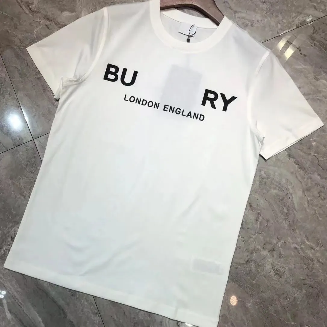 Tasarımcı T-shirt 2024 Monogramlı Baskı Kısa Kollu Üst İğne Lüks Erkek Hip Hop Giyim Asya Boyutu S-4XL