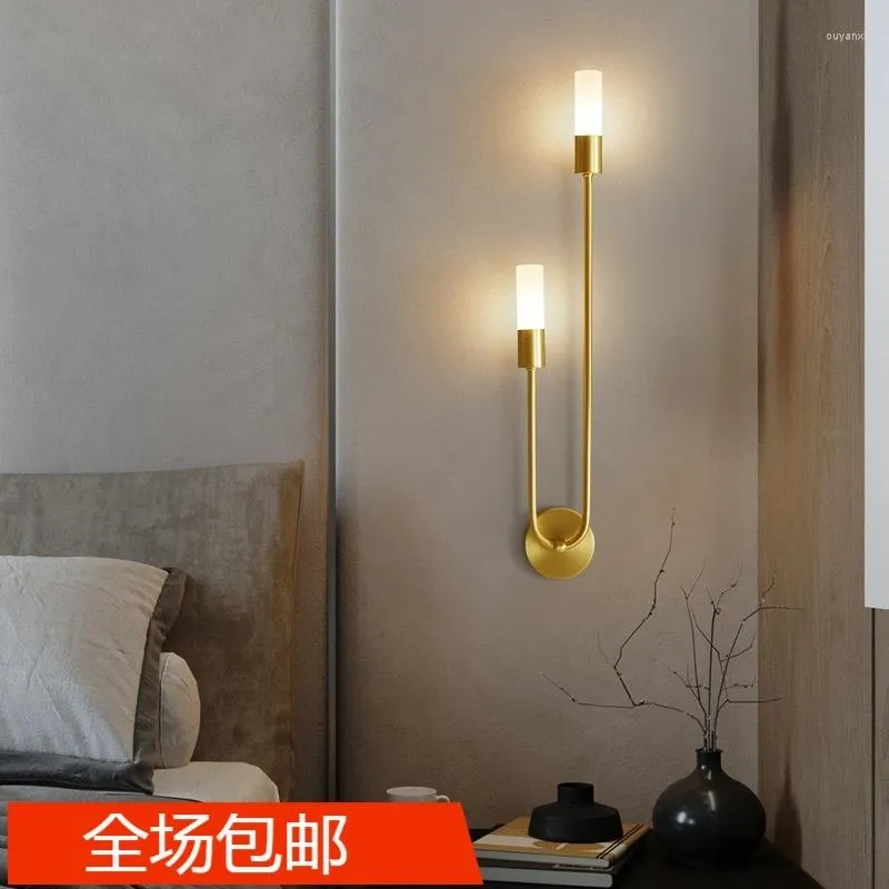 Wall Lamps Modern Crystal Long Sconces Led Lamp Switch Laundry Room Decor Cute Bathroom Light Retro Applique