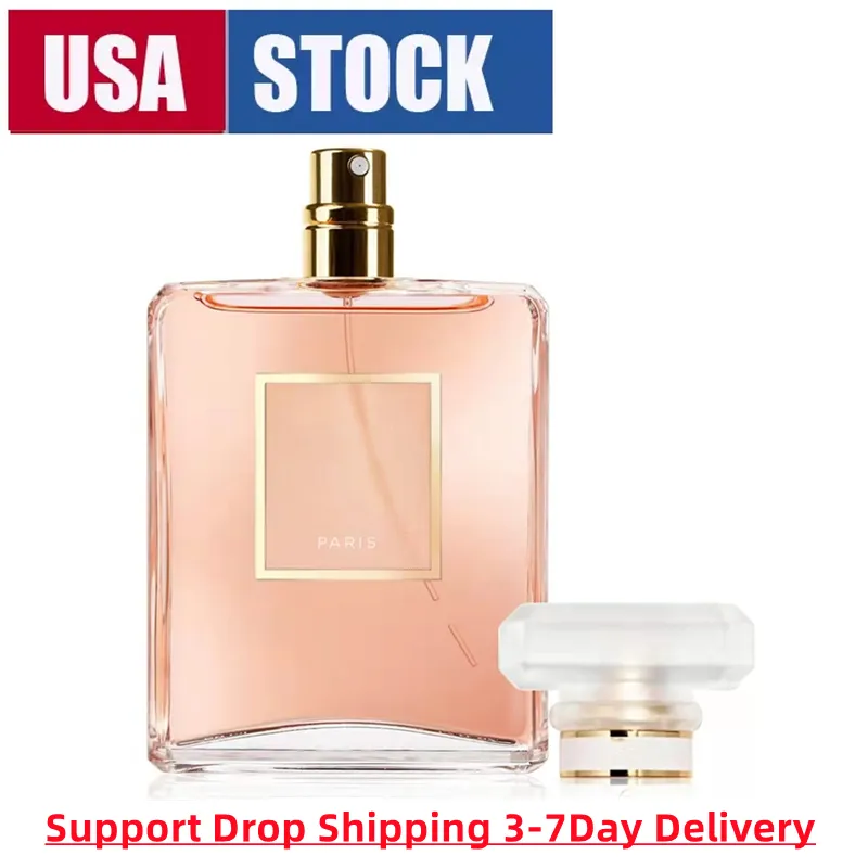 Perfume de spray natural de qualidade da manhã para mulheres EUA 3-7 Entrega rápida Colônia 100ml EDP Lady Fragrance Day do Dia dos Namorados Durando Perfumos Agradáveis à venda