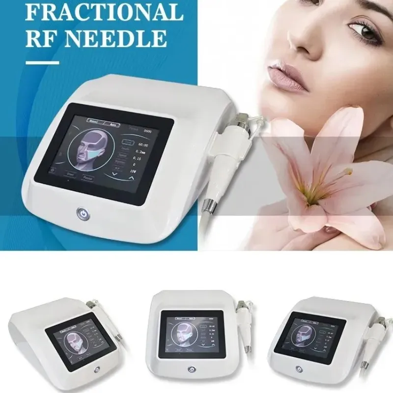 Máquina de terapia beleza RF circular microaneedles de pele mais aperto máquina fracionária cicatrizes de acne de acne de estrias remoção