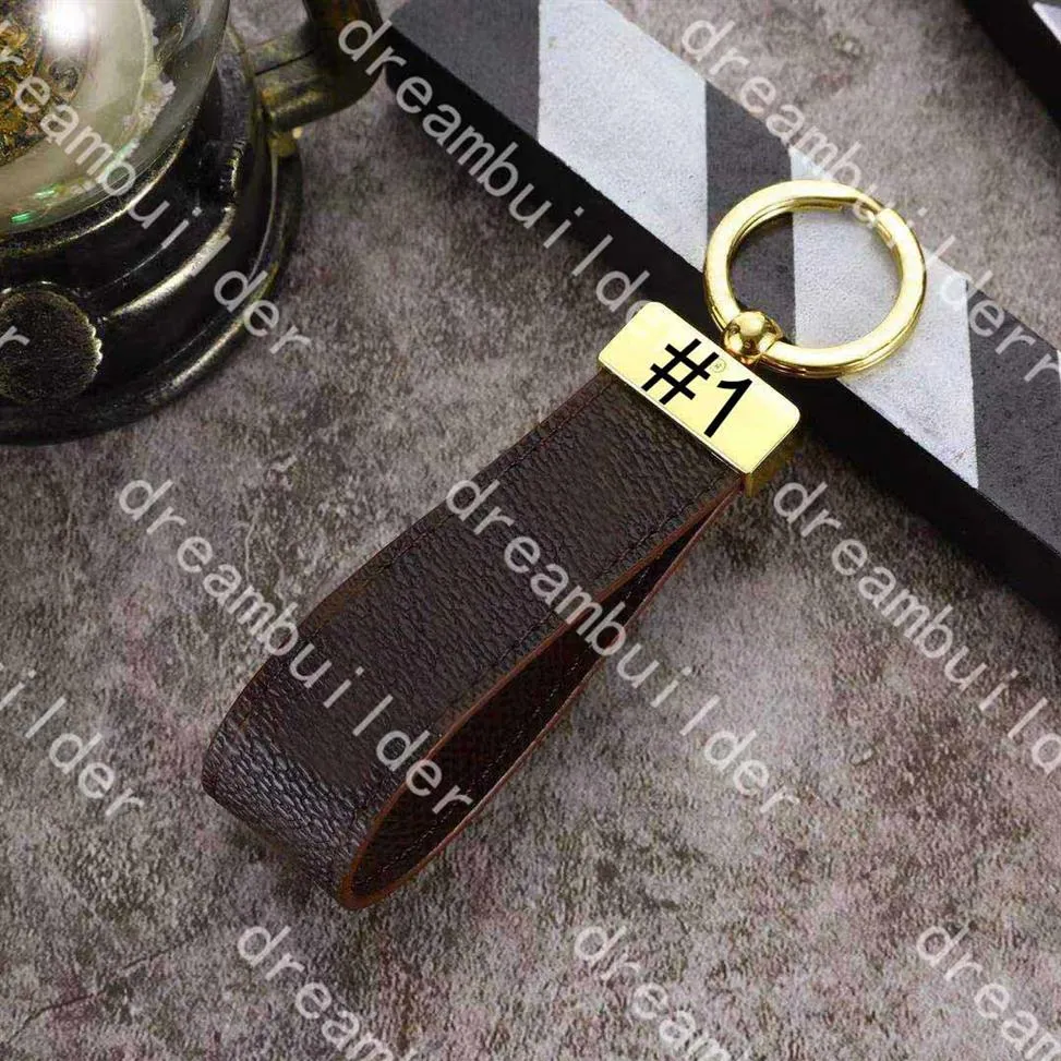 Top Luxury Fashion Designer Keychains Handmade PU Lederen auto Keychain Dames Bag Charm Pendant Accessoires161o