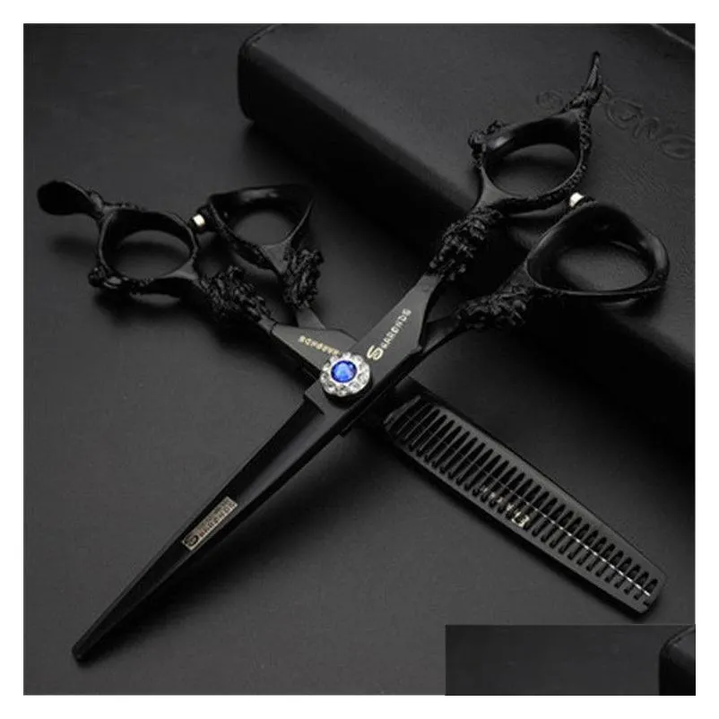 japan original 6.0 professional hairdressing scissors barber set hair cutting shears scissor haircut