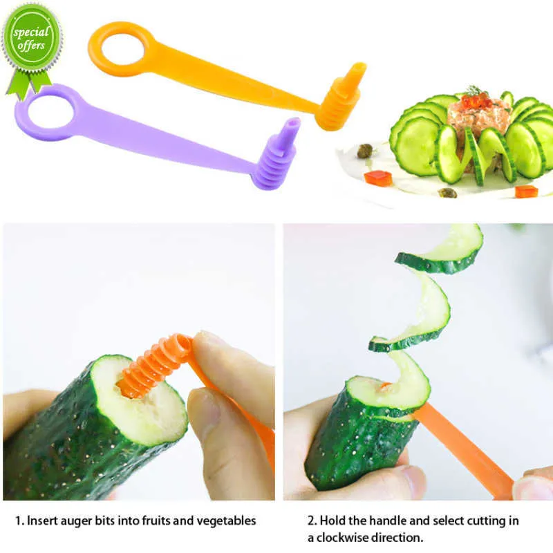 Vegetable Slicer Tools Spiral Peeler Cutter Grater Spirals