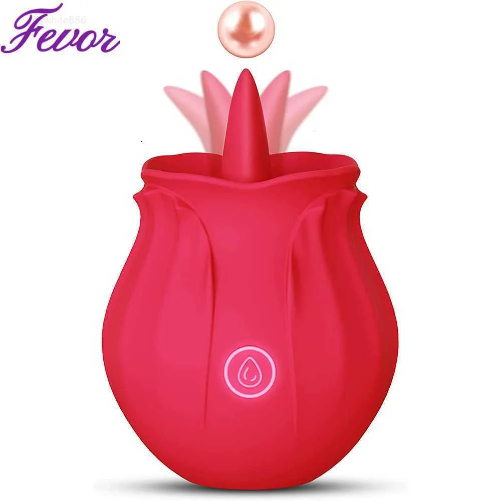Masseur Fleur Adulte Sex Toy avec Vibrateurs Léchant La Langue Femelle pour Femmes Stimulateur Clitoridien G-spot Ma_voghion.com