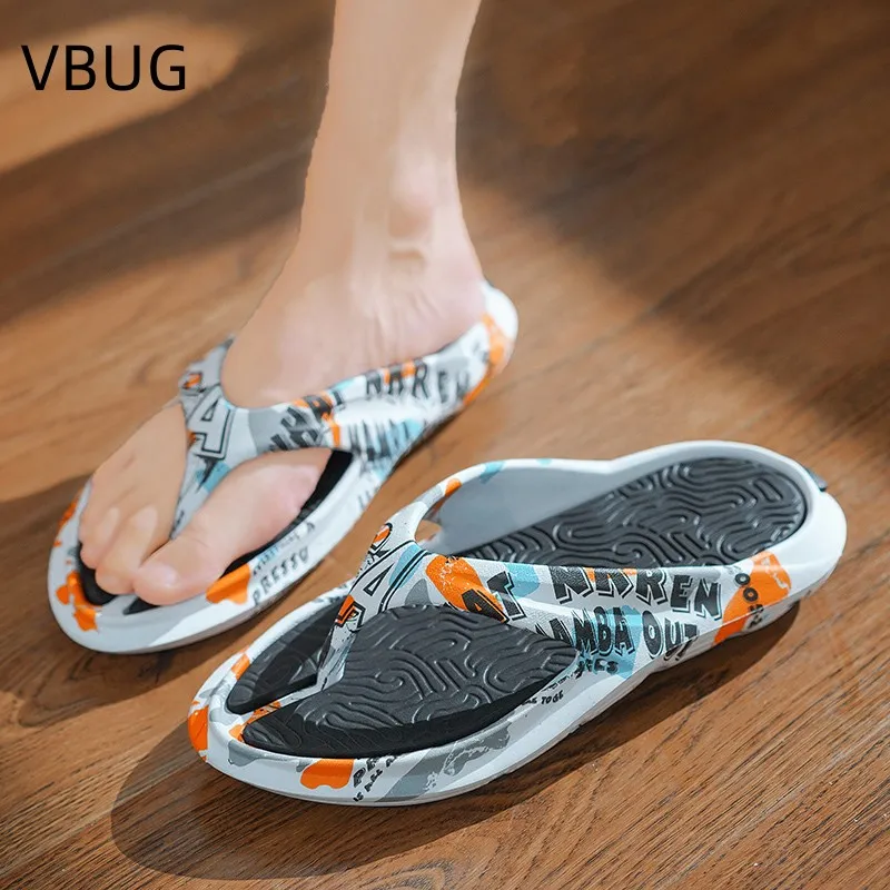 Сандалии Mens Flip Flops Beach Flat Casual Shoes без скольжения износостойкие дешевые продукты и бесплатные бестселлеры в 2023 году.