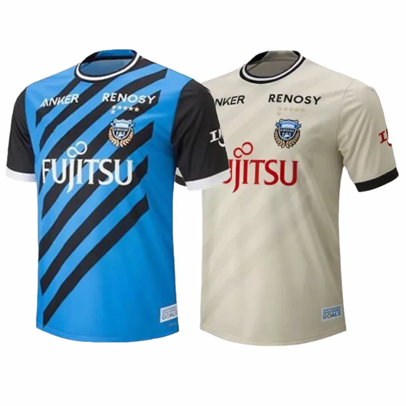 2023 2024 Kawasaki Frontale Soccer Jerseys Kento Chanathip Marcinho Damiao Tono Oshima Yasuto Yu Kobayashi Home 23 24 Football Shirt