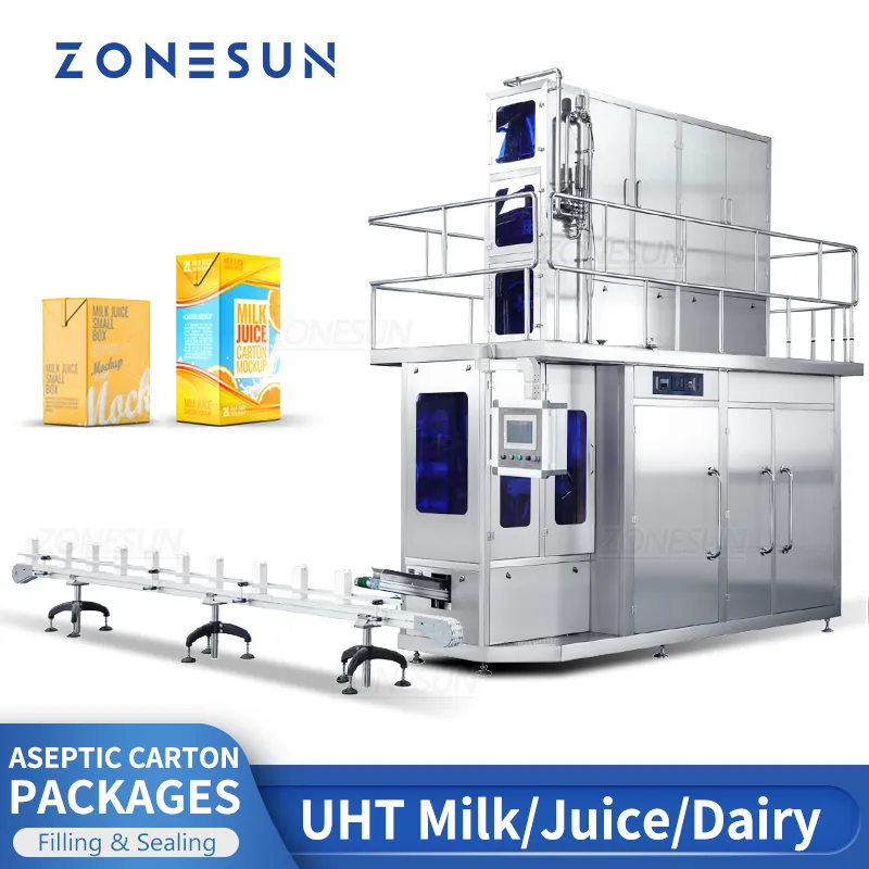 Uht Box Machine Automated Filling Machine For Liquid Food: Aseptic... From Zonesuntech ...