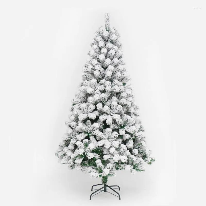 Dekorativa blommor 60/90 cm vit julgran utomhus inomhus hem dekoration pvc material återanvändbara träd 2023 år dekor xmas gåva