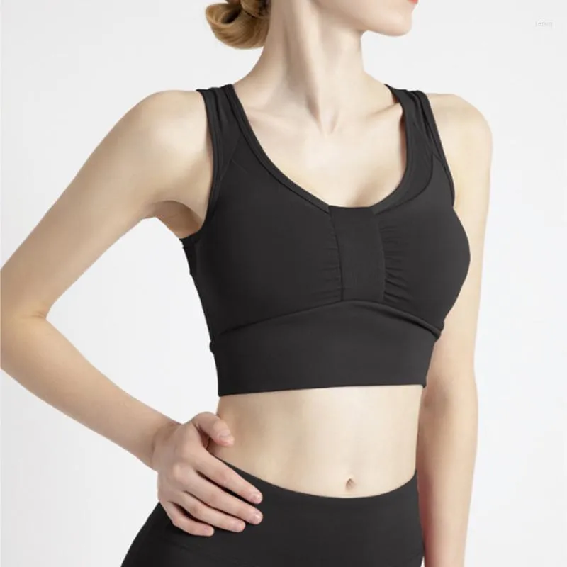 Camisoles Tanks Sports stötsäkra BRALETTE JOGGER Running Wire Free Bh Fitness Gym Yoga Underkläder Träningstoppar för kvinnors sportkläder