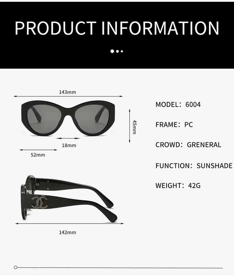 Designer sunglasses luxury glasses protective eyewear Riding purity design UV380 Alphabet design sunglasses driving travel beach wear sun glasses box very nice